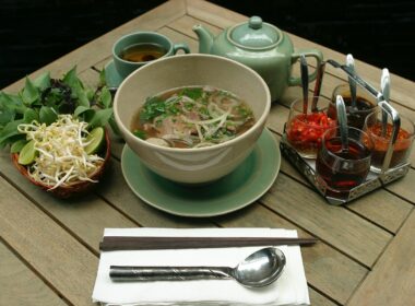 ramen on bowl