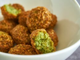 fried food on white ceramic bowl