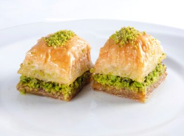 two brown bread on white ceramic plate